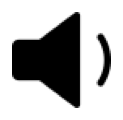 Template image for audio output volume low