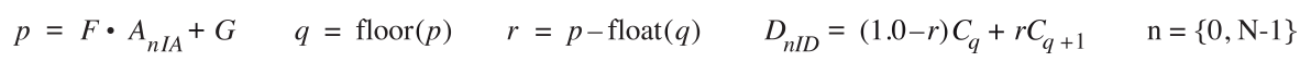 mathematical formula