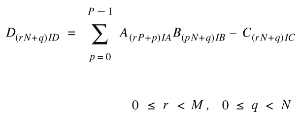 mathematical formula