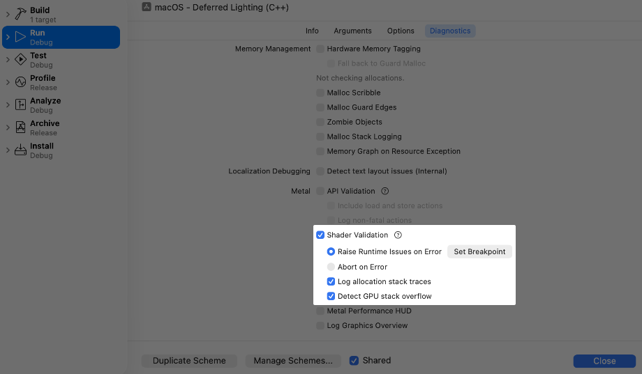 Validating your app’s Metal shader usage | Apple Developer Documentation