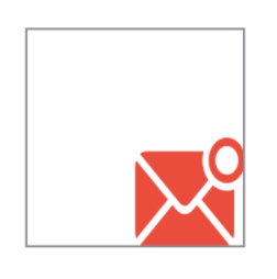 A screenshot showing a 100x100 pixel red envelope scaled down 50% in both the x and y axes.