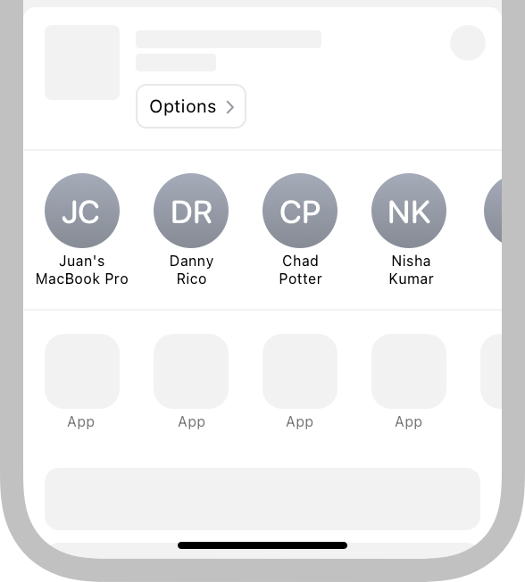 Supporting suggestions in your app’s share extension | Apple Developer ...
