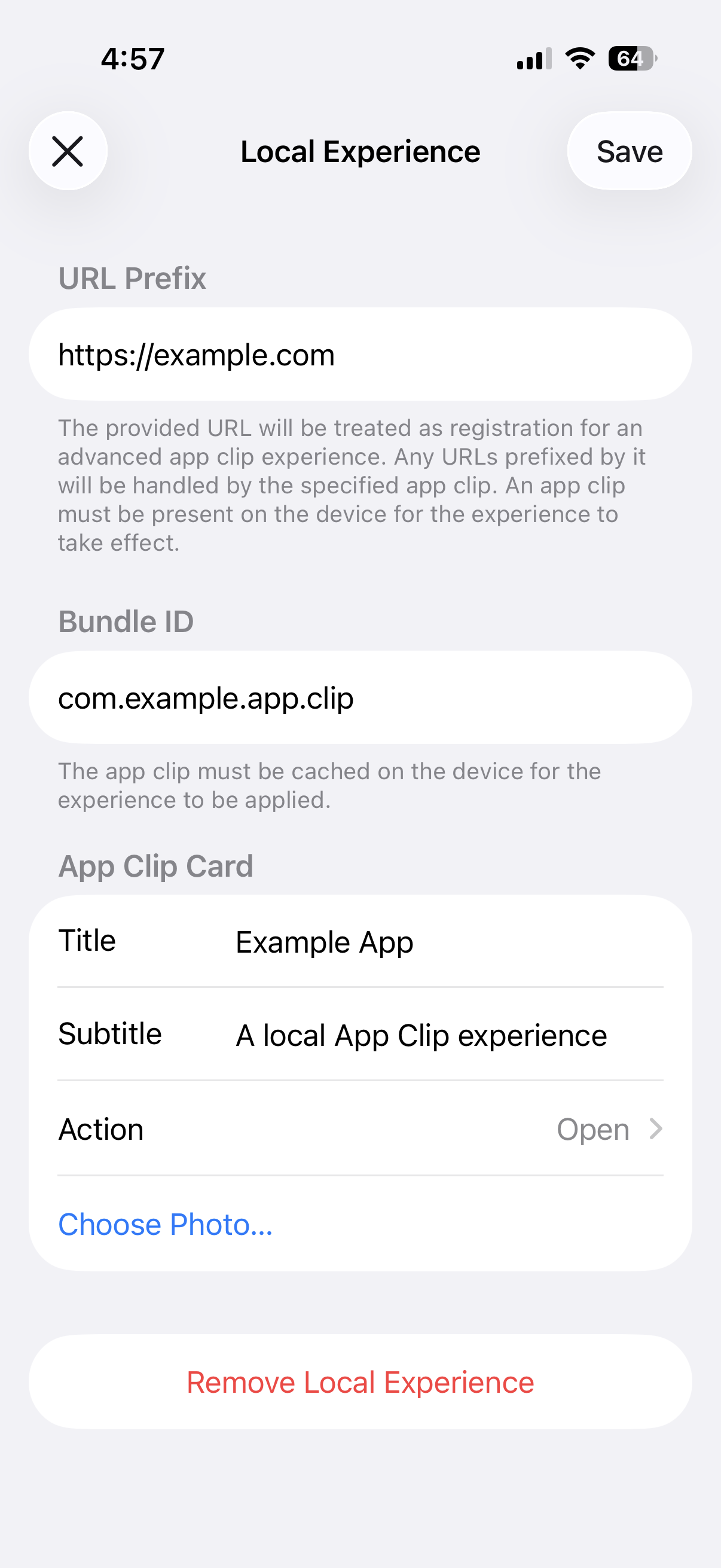 Testing the launch experience of your App Clip | Apple Developer ...