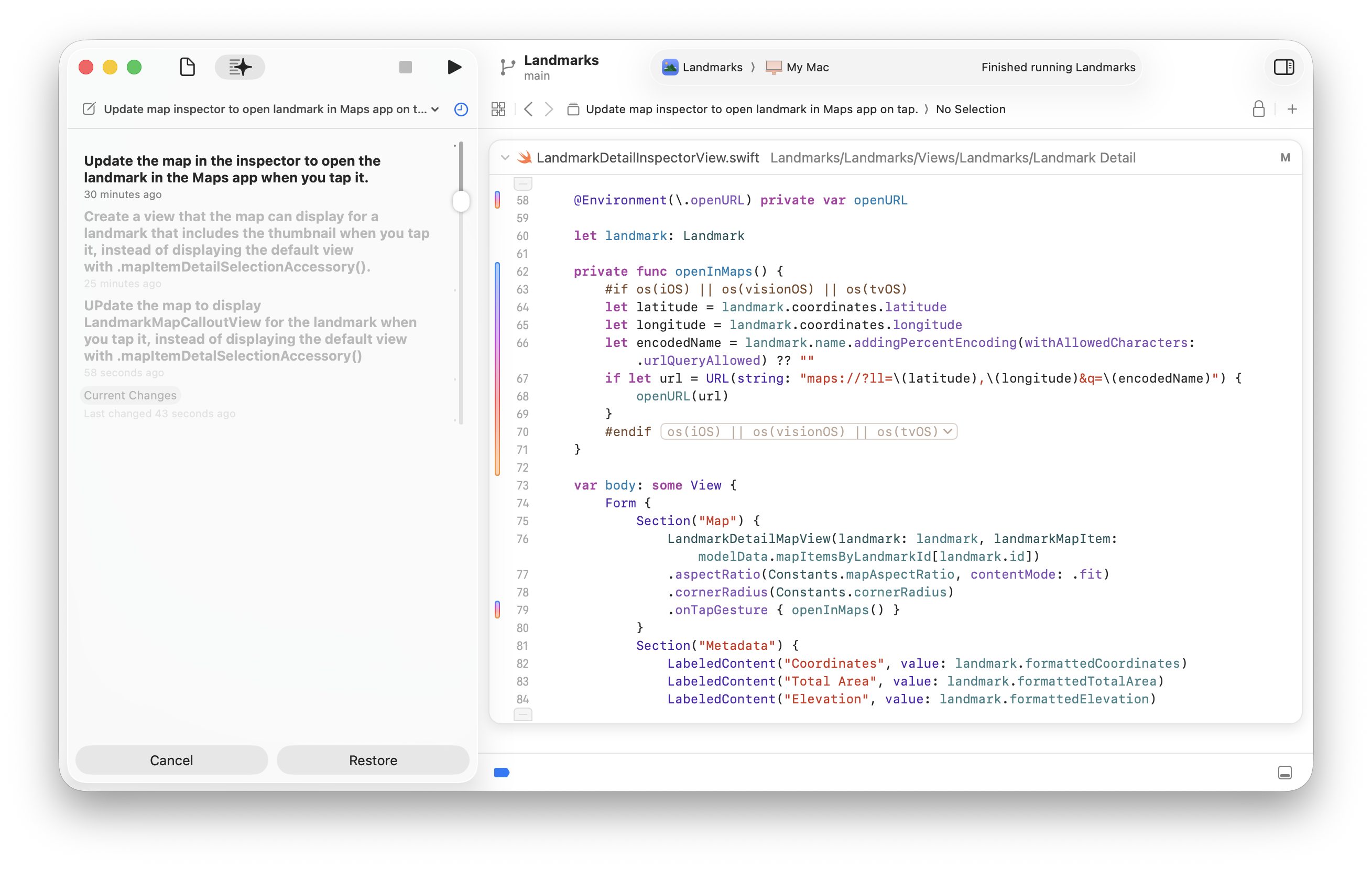 Writing code with intelligence in Xcode | Apple Developer Documentation