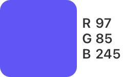 R-97,G-85,B-245