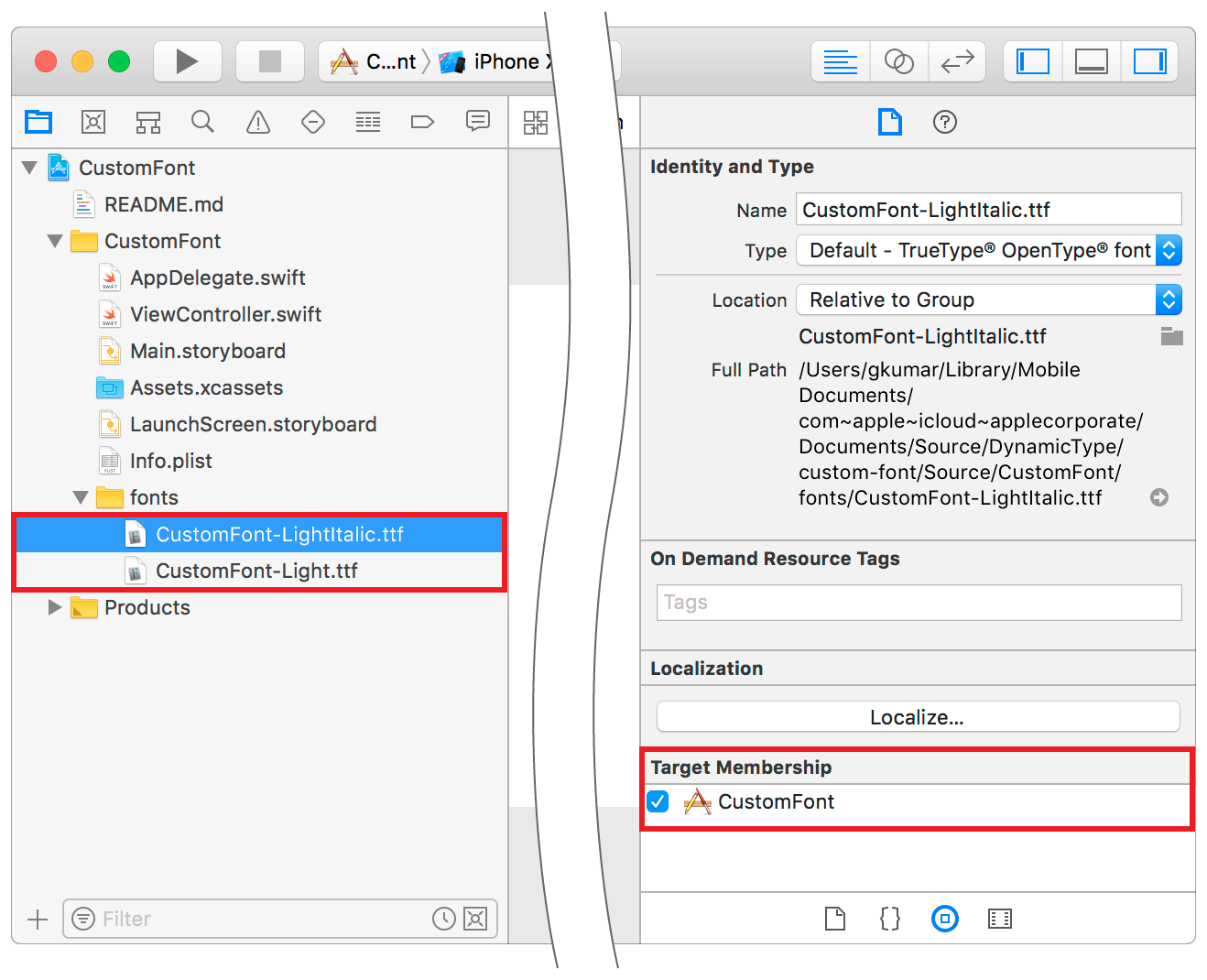 Download Adding A Custom Font To Your App Apple Developer Documentation PSD Mockup Templates