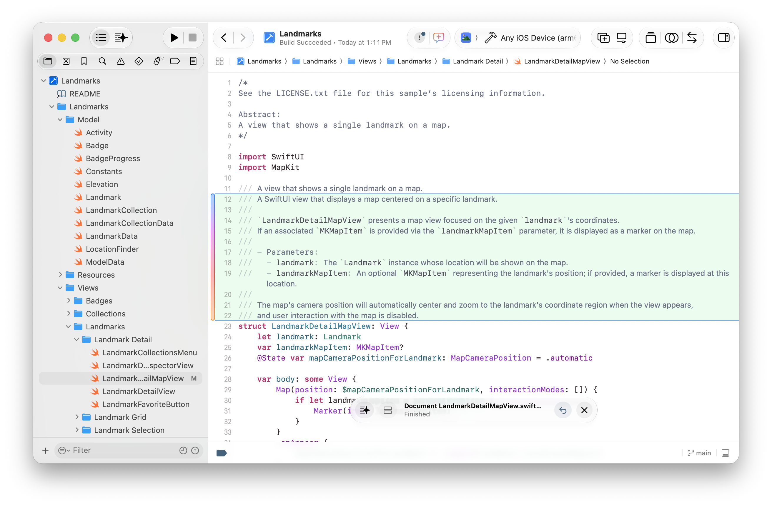 Using coding intelligence in the source editor | Apple Developer ...