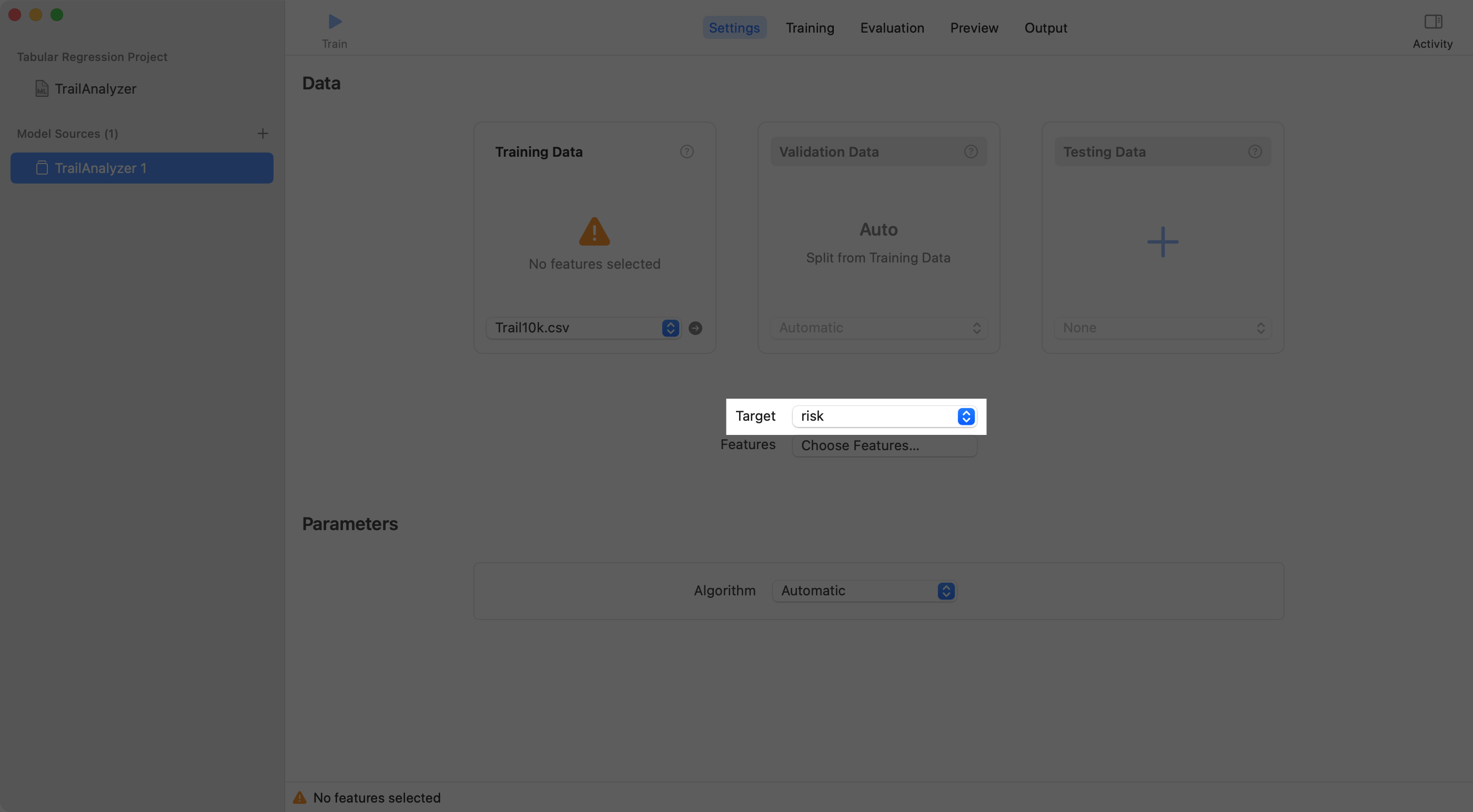Train a Core ML model | Apple Developer Documentation