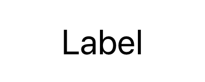 An illustration of a button in the light appearance with dark primary label text.