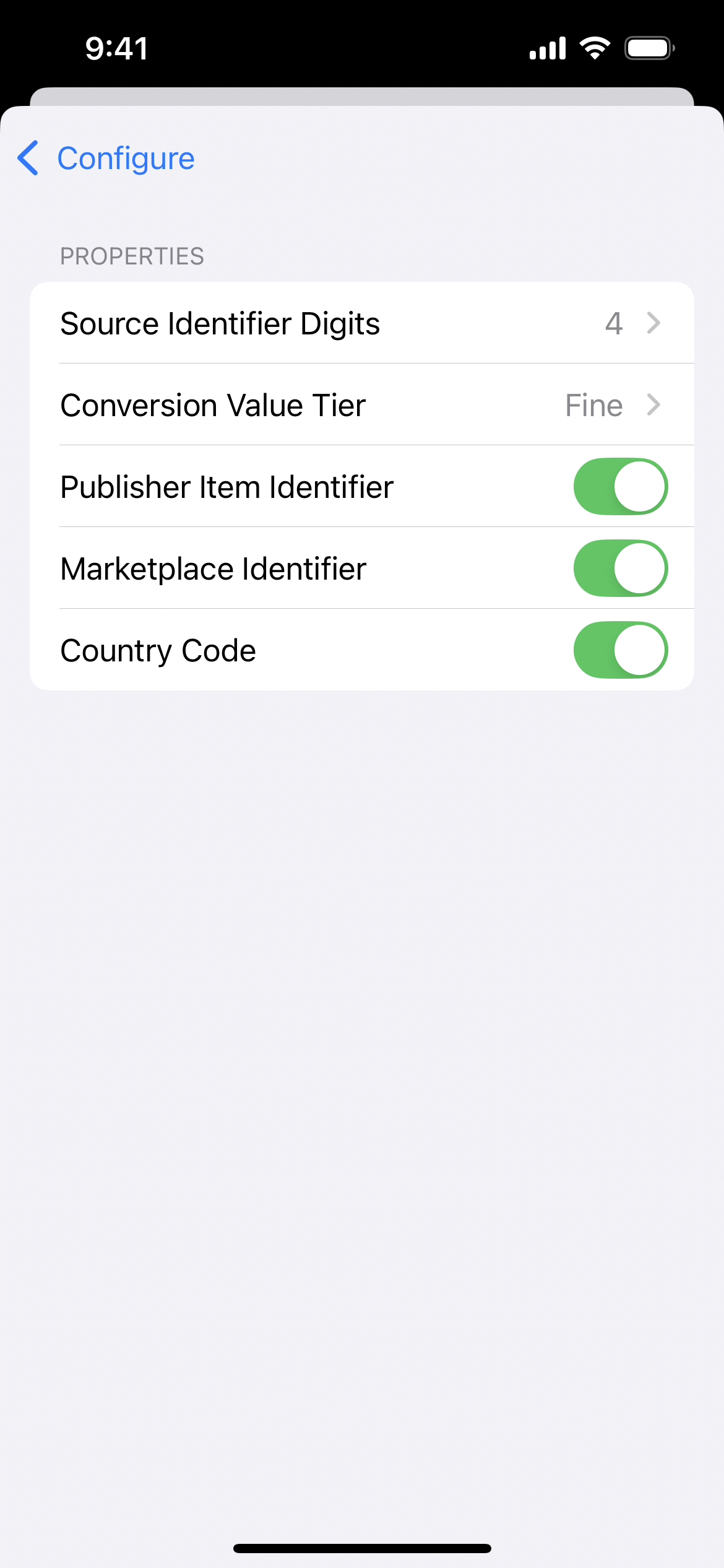 Creating postbacks in developer settings | Apple Developer Documentation