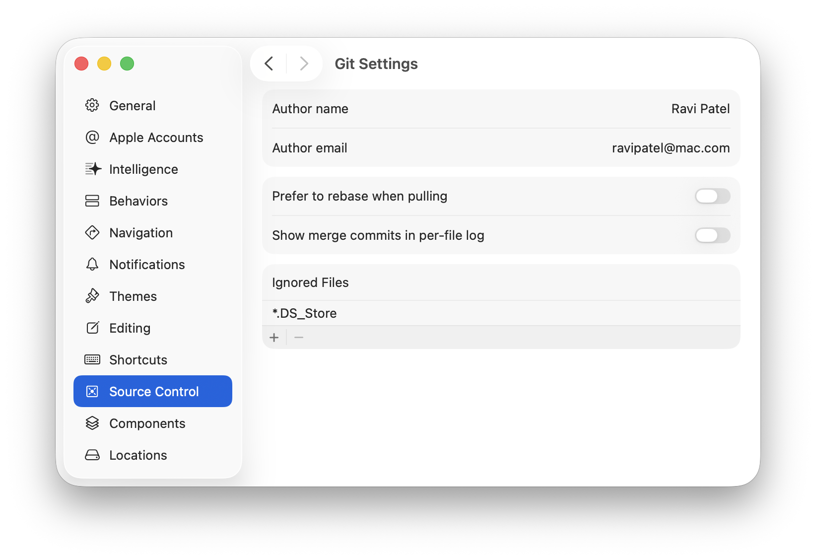 Configuring source control in Xcode | Apple Developer Documentation
