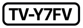 The phrase T V dash Y seven F V, inside a black rectangle with rounded corners.