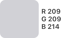 R-209,G-209,B-214