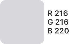 R-216,G-216,B-220