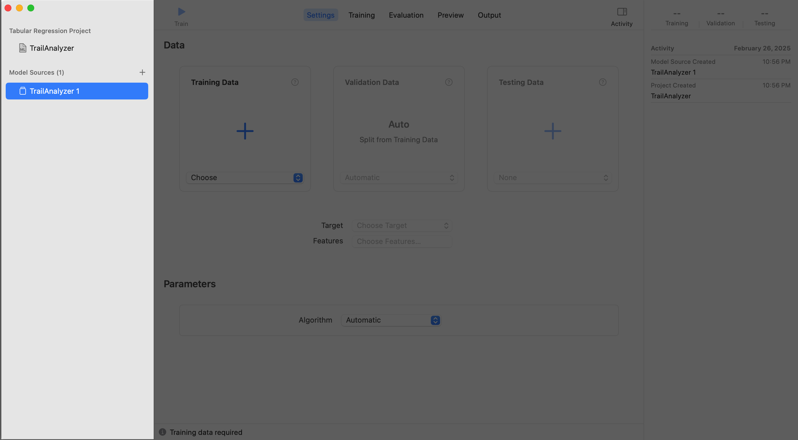 Train a Core ML model | Apple Developer Documentation