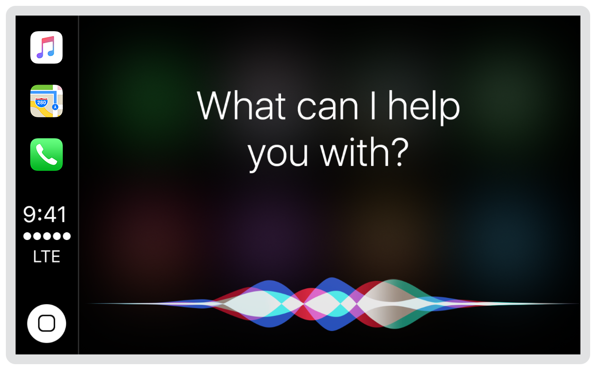 Controlling your vehicle's environment using Siri