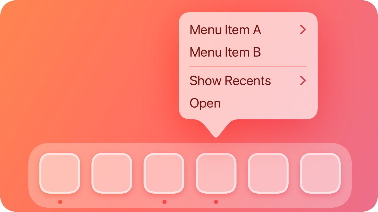 Dock menus | Apple Developer Documentation