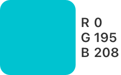 R-0,G-195,B-208