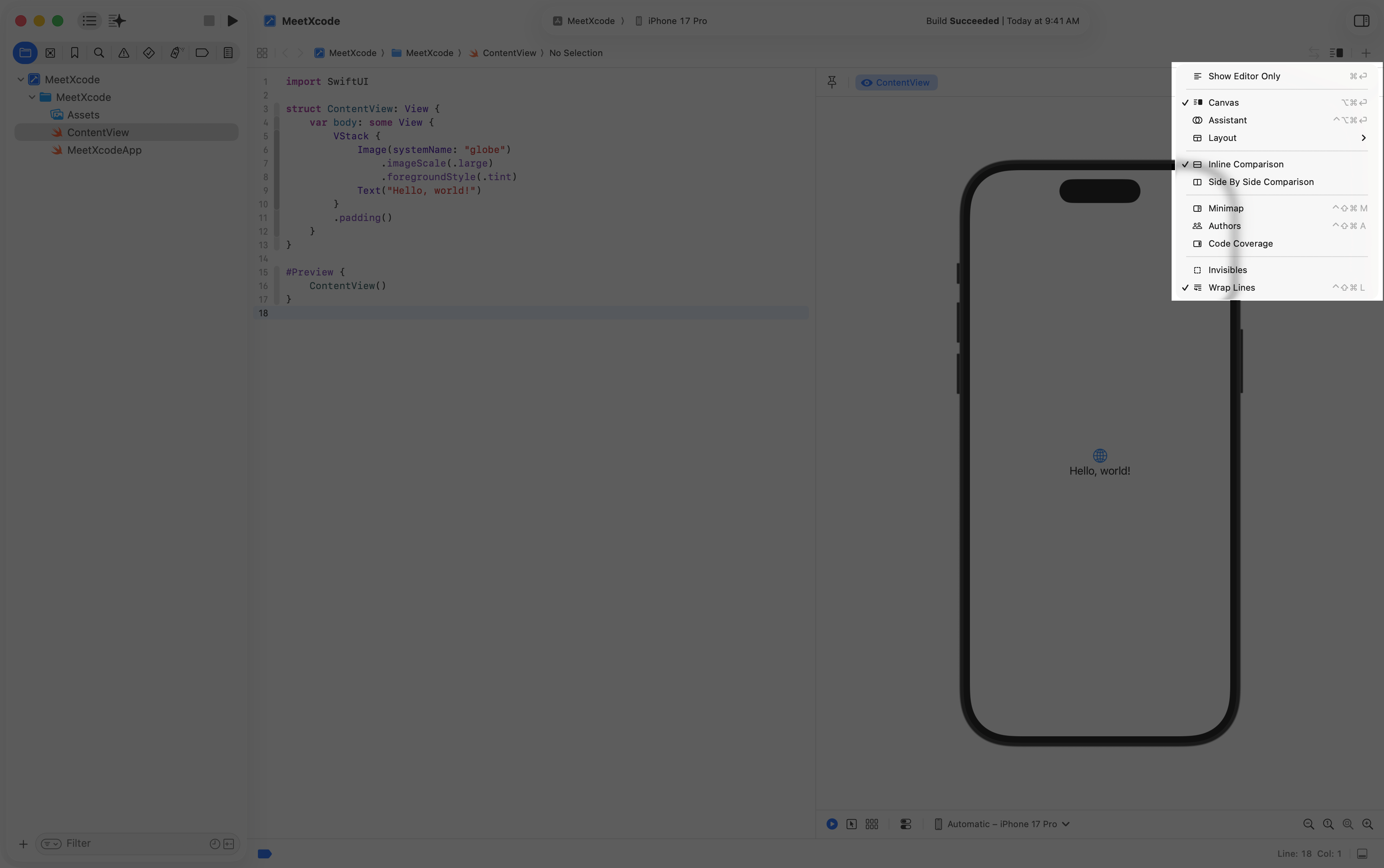 Create a project | Apple Developer Documentation
