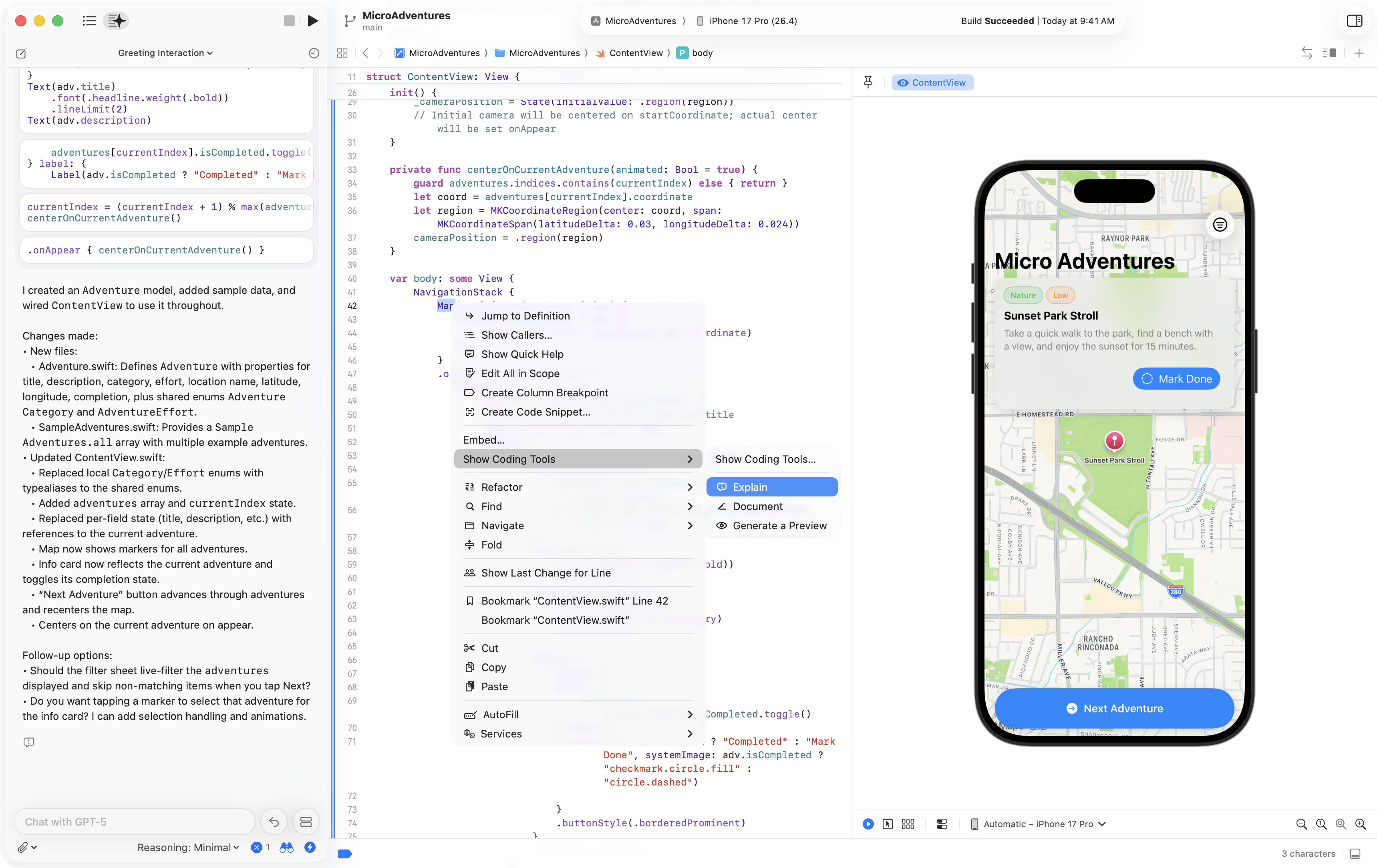 New: Discover coding intelligence | Apple Developer Documentation