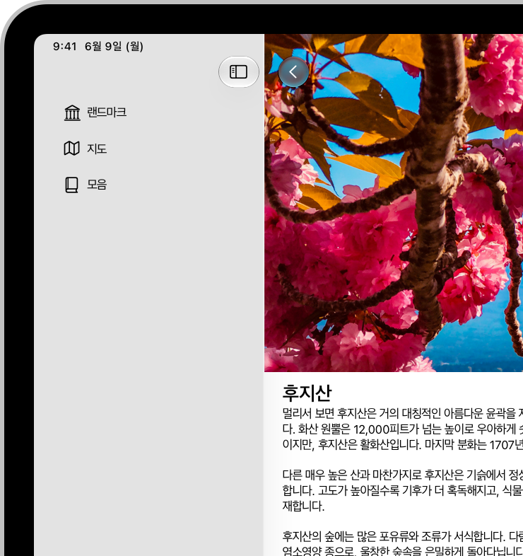 사이드바 | Apple Developer Documentation