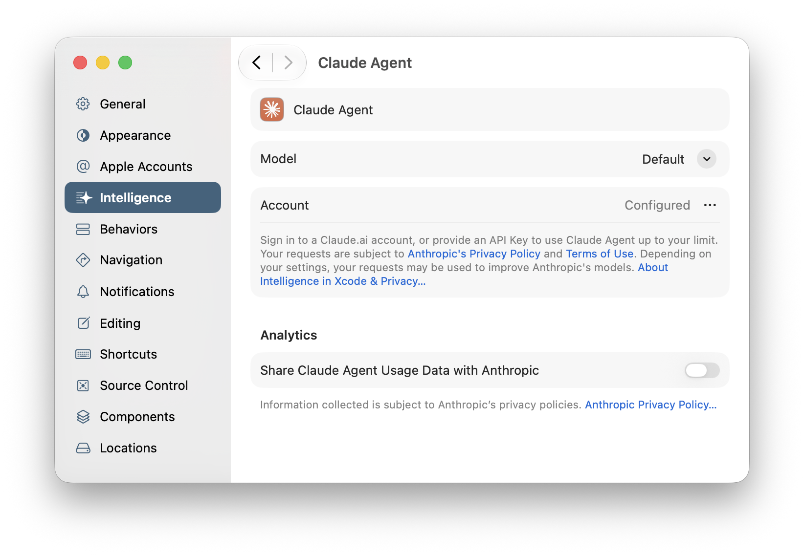 Setting up coding intelligence | Apple Developer Documentation