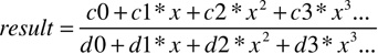 A rational equation.