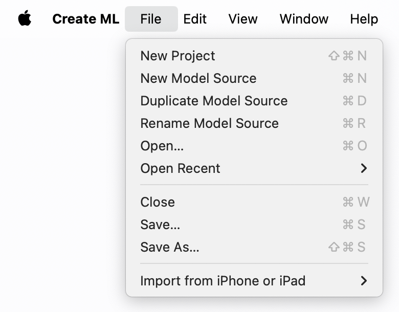 Train a Core ML model | Apple Developer Documentation