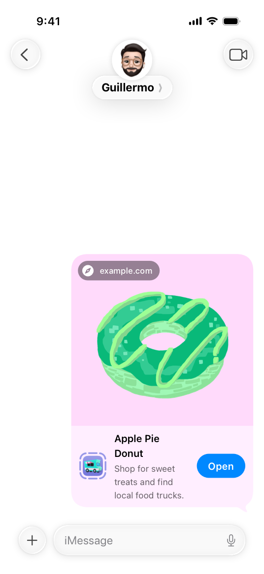 Supporting invocations from your website and the Messages app | Apple ...
