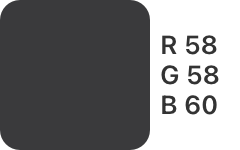 R-58,G-58,B-60