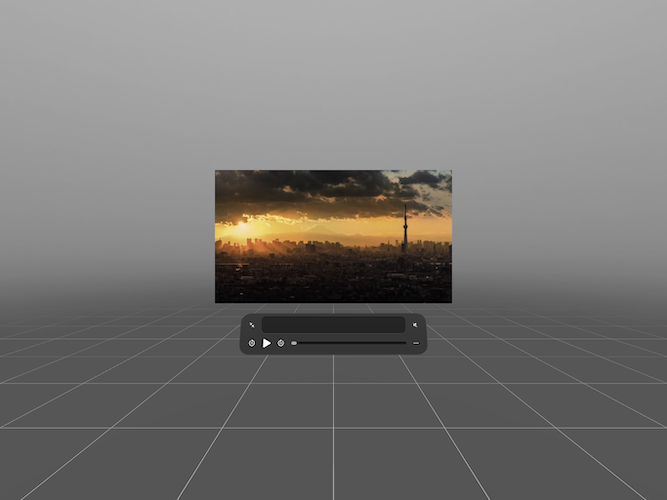 Docking a video player in an immersive scene | Apple Developer ...