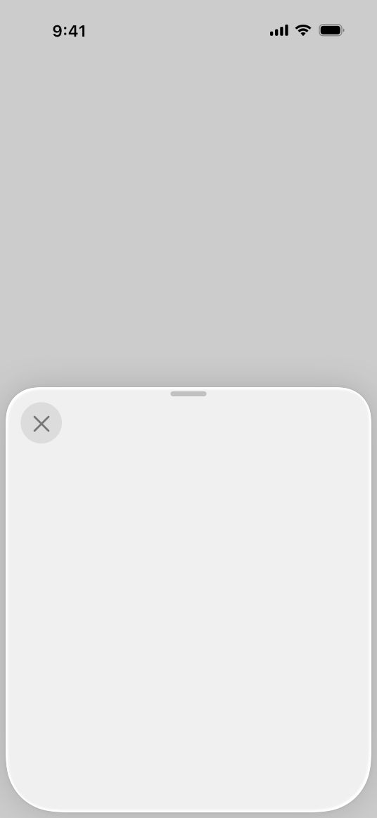 Sheets | Apple Developer Documentation
