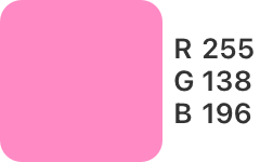 R-255,G-138,B-196