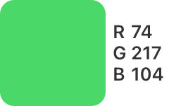R-74,G-217,B-104
