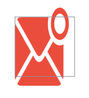 A screenshot showing a red envelope scaled to a size of 90x130 pixels.