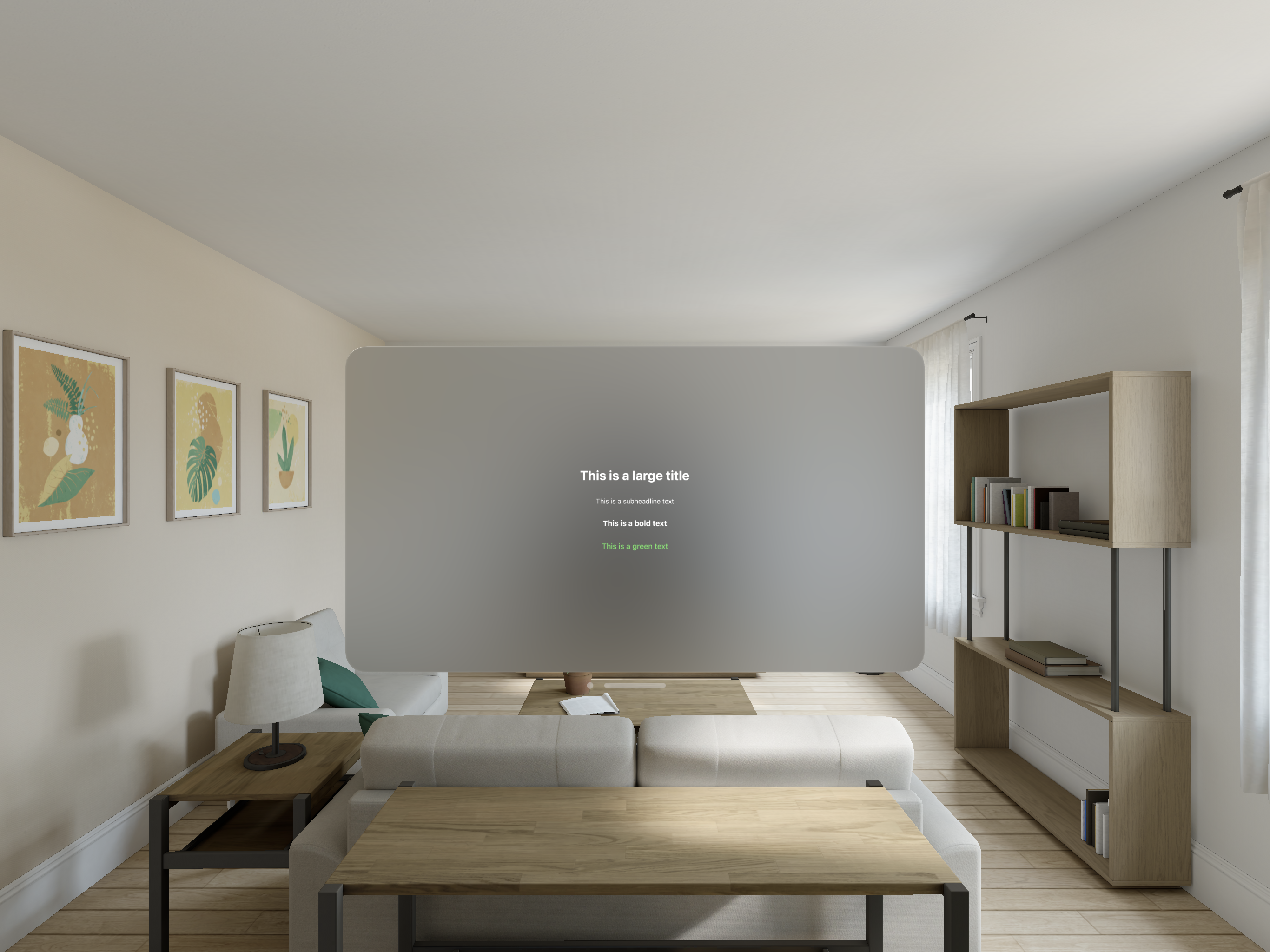 Displaying text in visionOS | Apple Developer Documentation