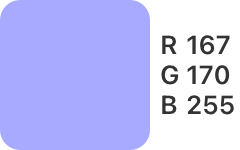 R-167,G-170,B-255