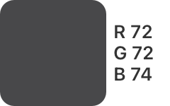 R-72,G-72,B-74