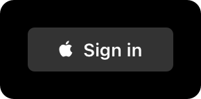 An illustration of a dark shaded button for watchOS on a black background, that includes the Apple logo and text that reads 'Sign in'.