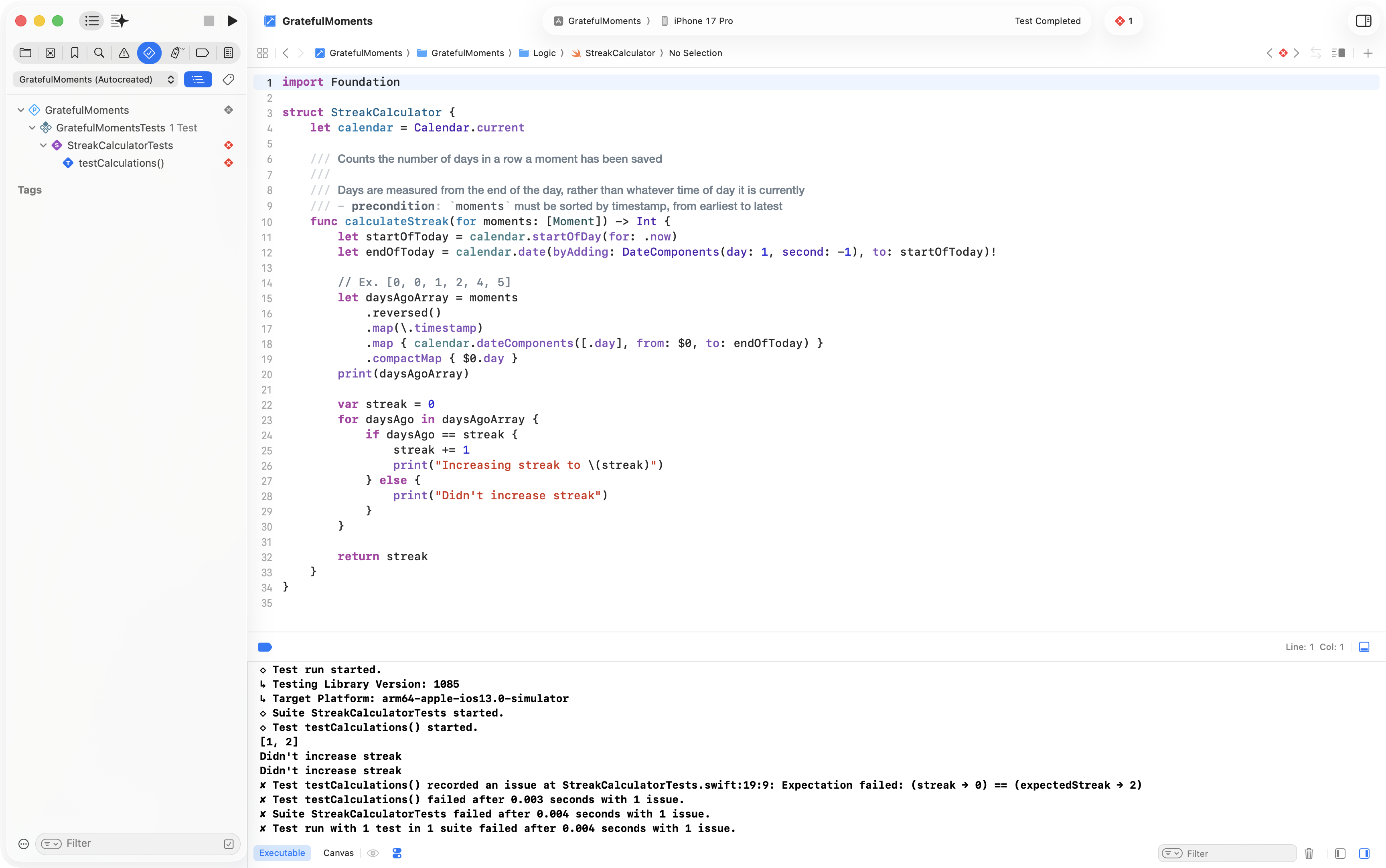 Investigate and fix a bug | Apple Developer Documentation