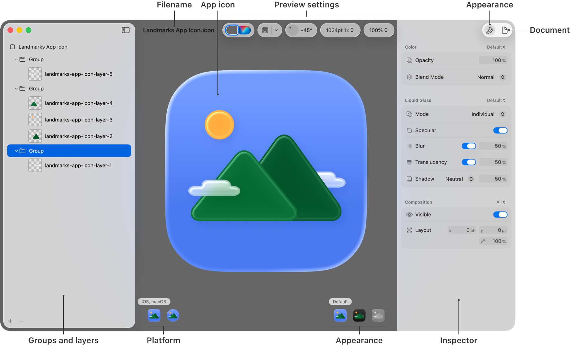 Creating your app icon using Icon Composer | Apple Developer Documentation