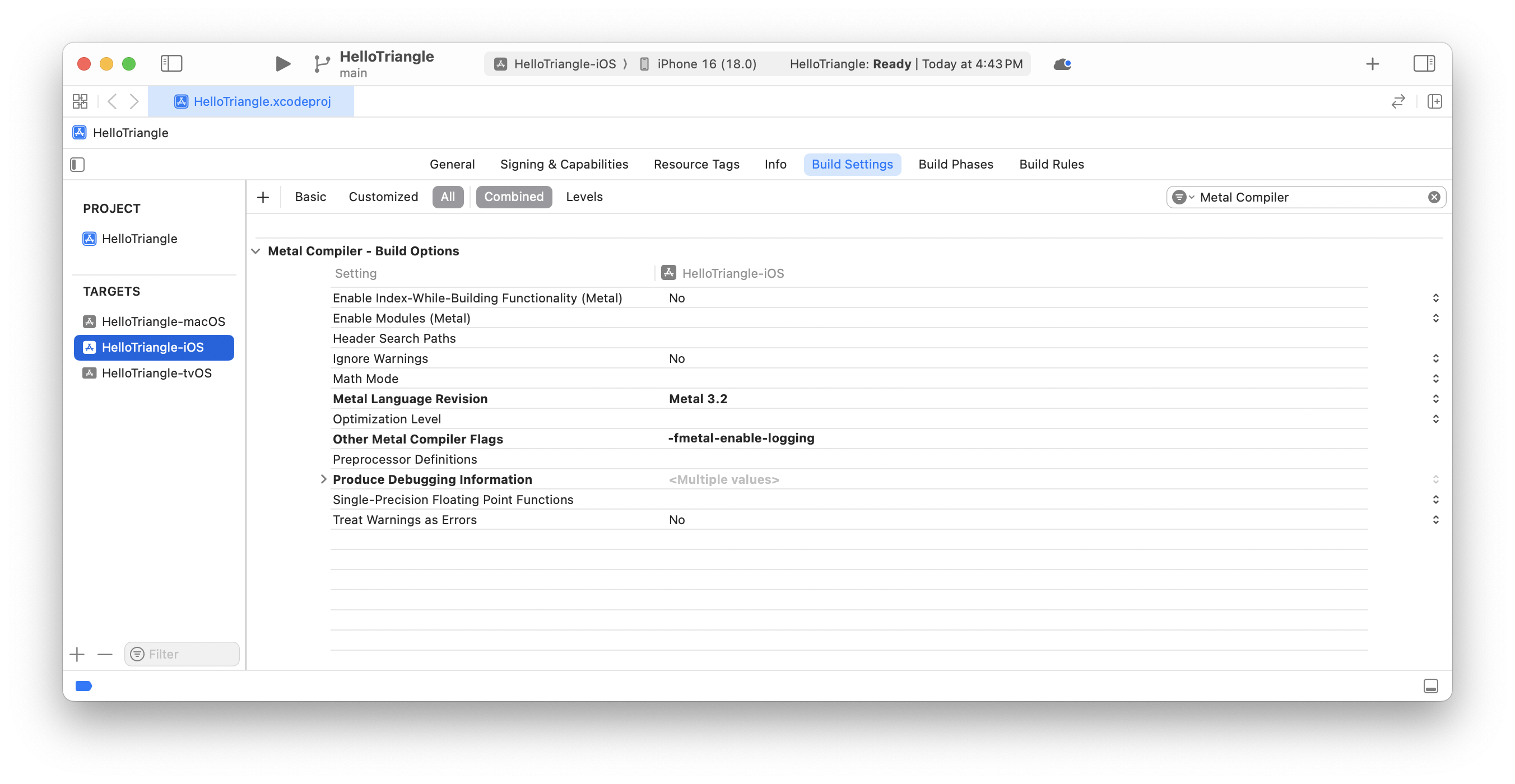 Logging shader debug messages | Apple Developer Documentation