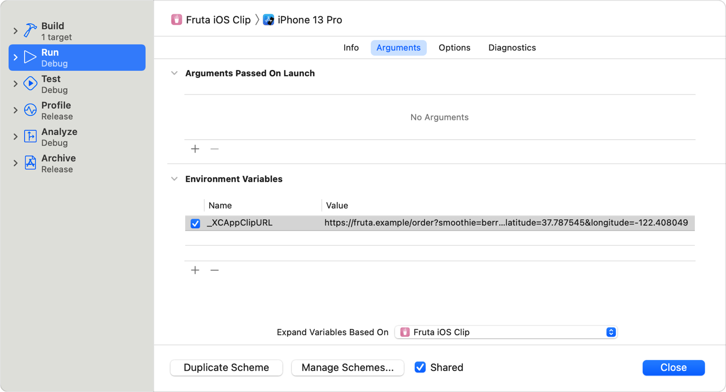 Testing the launch experience of your App Clip | Apple Developer ...