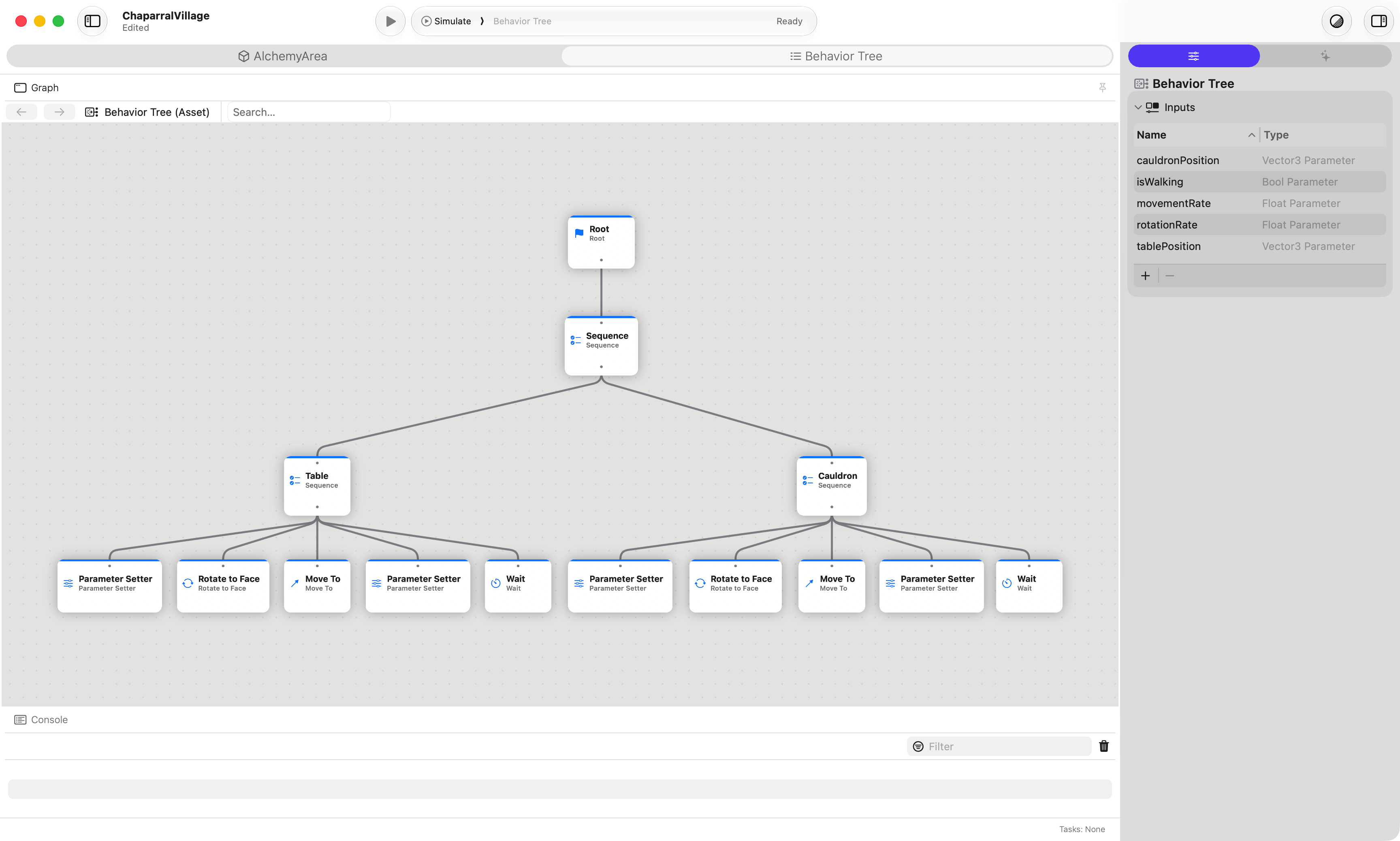 Defining a behavior with Behavior Trees | Apple Developer Documentation