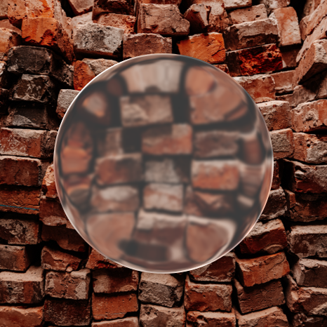 A visual example of the clear variant of Liquid Glass, which allows the visual detail of the background beneath it to show through.